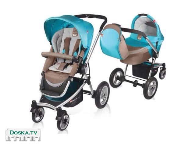 Удобная,легкая,приятный цвет,надувные калеса.есть все чехлы и зонтик.люлька плюс прогулочный блок