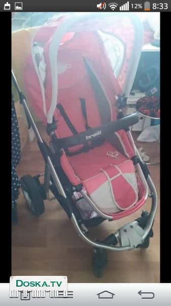 Детская коляска. Люлька и прогулка. 560 шек за все.