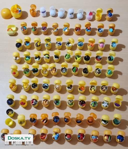 Коллекция игрушек от киндер-сюрпризов и макдональдс