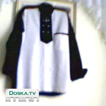 Мужские выходные рубашки с дл. рукавом (меши), на 4 пуговицах,