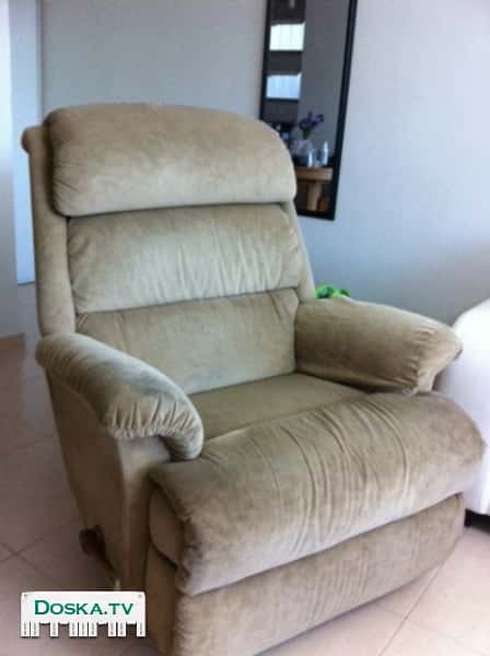 Мягкое раскладывающееся кресло американ комфорт - очень удобное