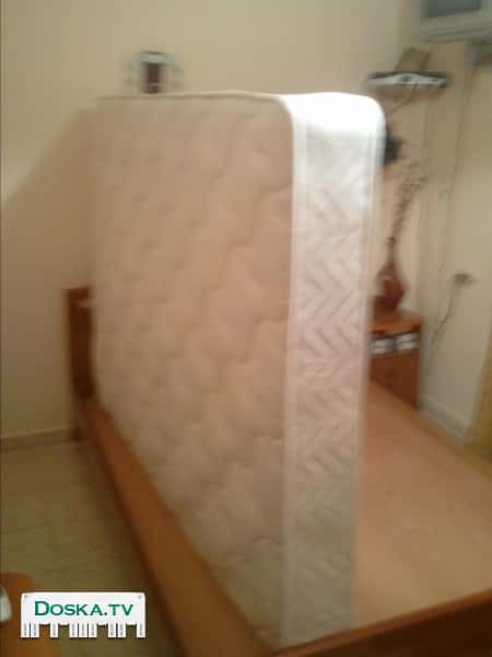 2-х спальная кровать(140х190)в хорошем состоянии + матрас(2года) за все -600шек