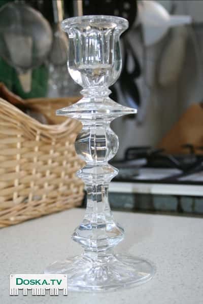 хрустальный новый подсвечник.  в использовании не был, в идеальном