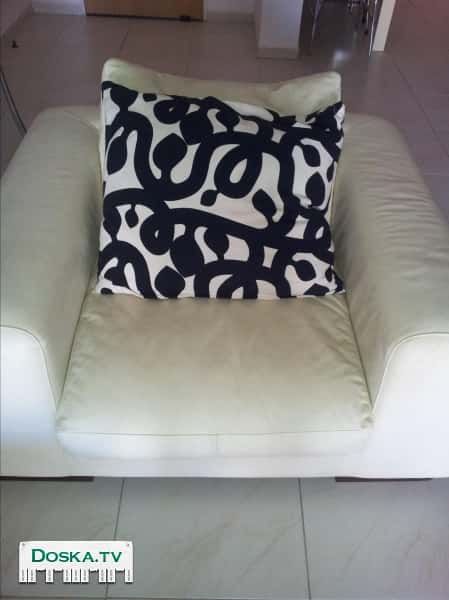 Дизайнерское кресло из натуральной кожи .Большое.фирма "Элита ливинг"