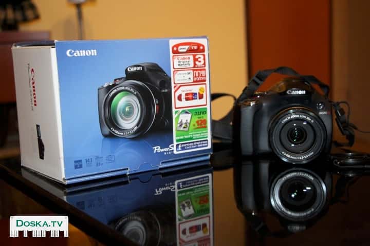 в отличном состоянии (как новый) фотоаппарат Canon Powershot SX30 IS