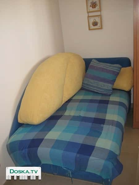 Односпальная раскладная диван-кровать 210х90 (160x90)с встроенным ящиком для белья.