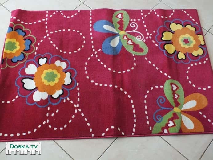 Ковры б/у (синтетика) разных размеров и расцветок (цена в зависимости