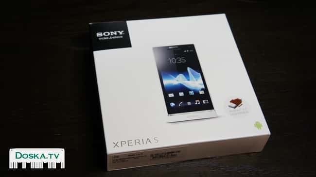Новый телефон Sony Experia S в упаковке. Отличный смартфон с