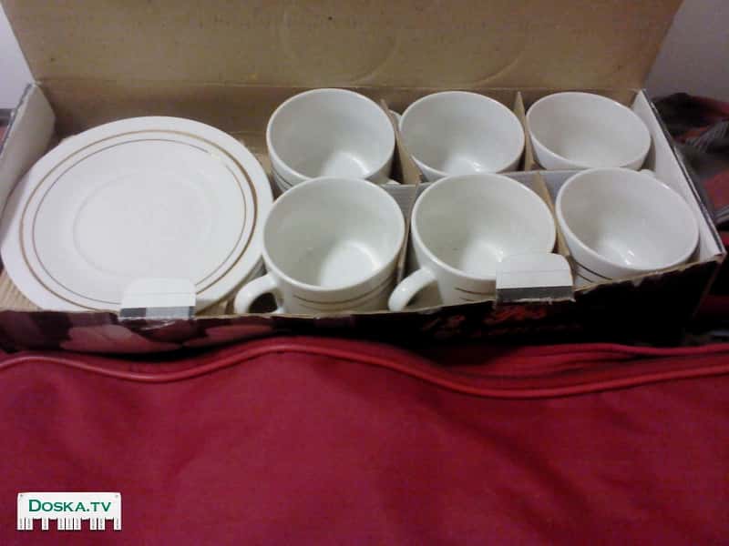 Чайный сервиз на 6 персон-po 55шек