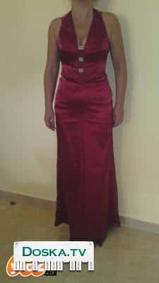 Длинное вечернее платье, размер М - 36-38.