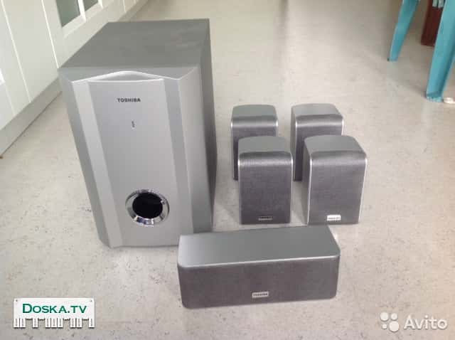 6 Колонок от домашнего кинотеатра Toshiba SD-63HK пассивного типа