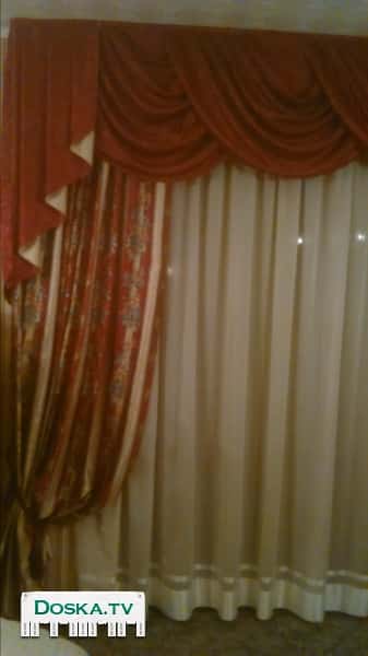 Комплект штор для салона. Большое окно 2х3 метра и 2