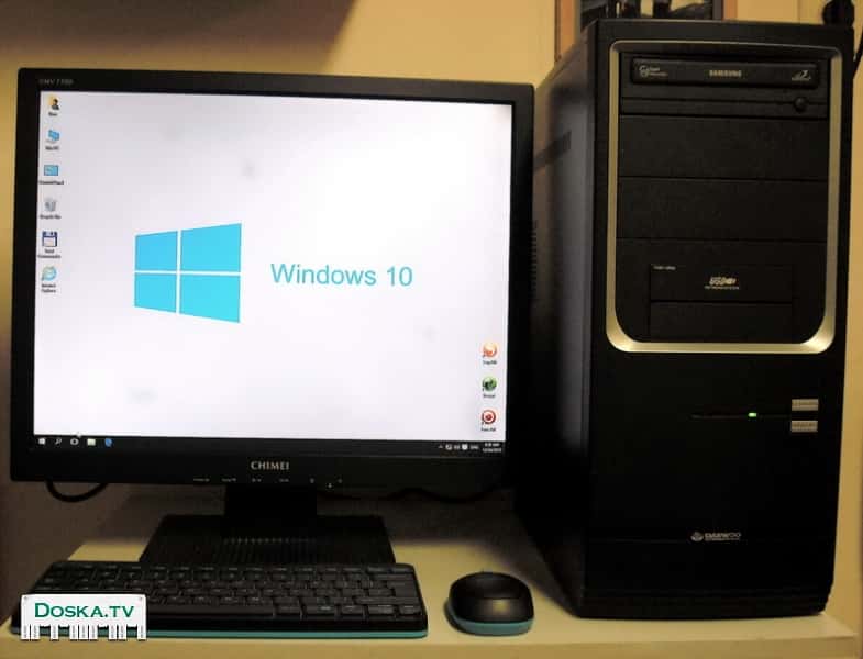 Пентиум двухядерный 2.5х2, диск 500гб, память 3гб, видео GF9400, HD