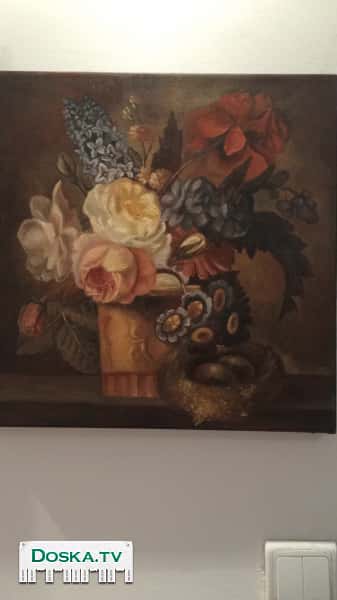 На продажу картина холст масло: копия старых голландцев размером 40/40