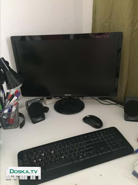 Копьюьер с большим экраном (LG) Включая: 3 колонки, принтер, сканер