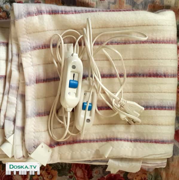 Электропростынь двуспальная. КАК НОВАЯ.