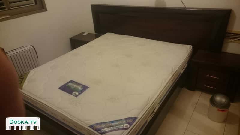 Кровать с матрасом +2 тумбы 2000 шек Игорь 0542048222 Ришон.