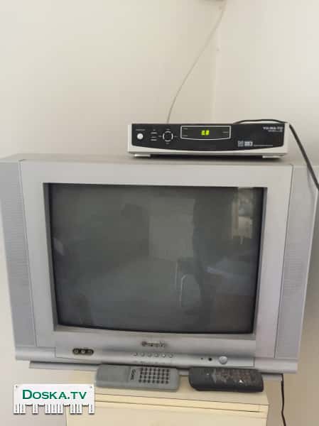 Телевизор 21" Исправно работает.  Возможность доставки в центр страны