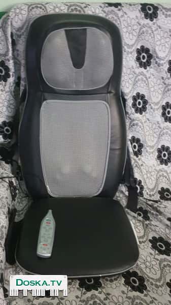 Массажное кресло, верх и низ с подогревом.