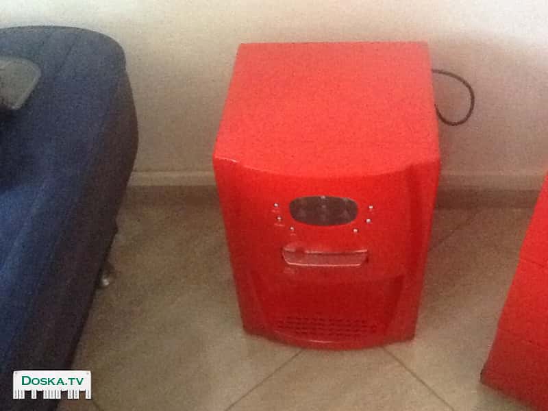 Минибар для горячей и холодной воды Цвет красный С подсветкой