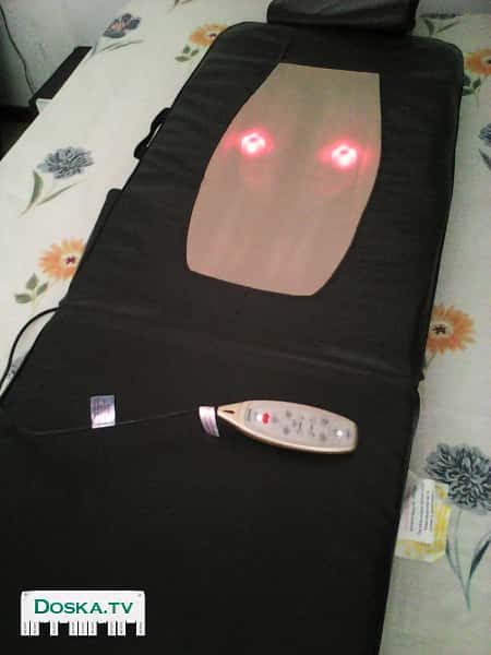 электрический массажный матрац с функцией подогрева, в идеальном состоянии.