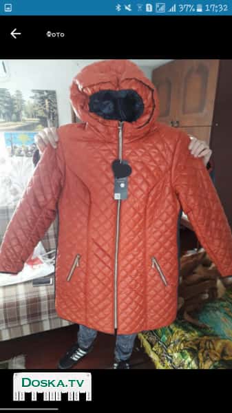 Куртка-пальто, на пуху, новая, размер 54. +972539699749  (WhatsApp, Viber)