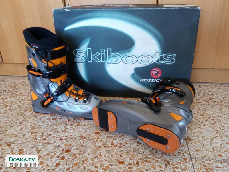 Ботинки для горных лыж размер 25.5 (39.5-40.5)  катались 1