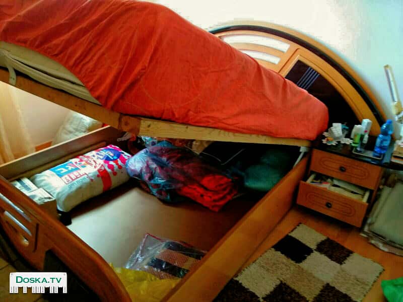 Отличная спальня! Кровать для матраса 14/190 с ящиком для белья