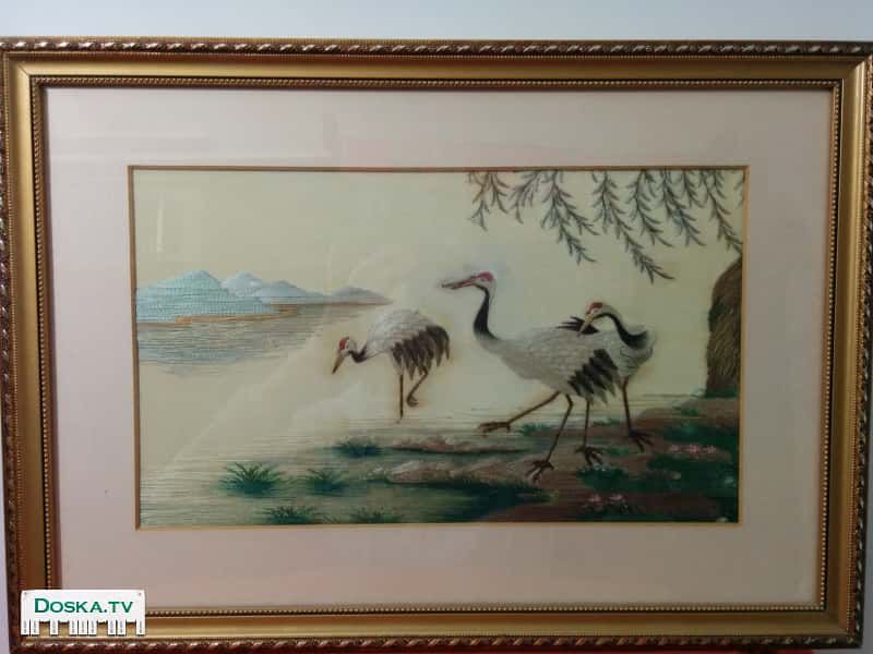 Очень утонченная китайская работа, в прекрасном состоянии, очень подходит к