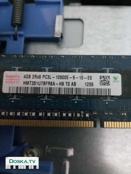 Server T110 II.  HDD - 4*600GB SAS 15K. RAM