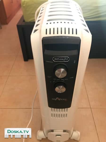 Масляный радиатор с тремя режимами интенсивности и пятью температурными режимами.