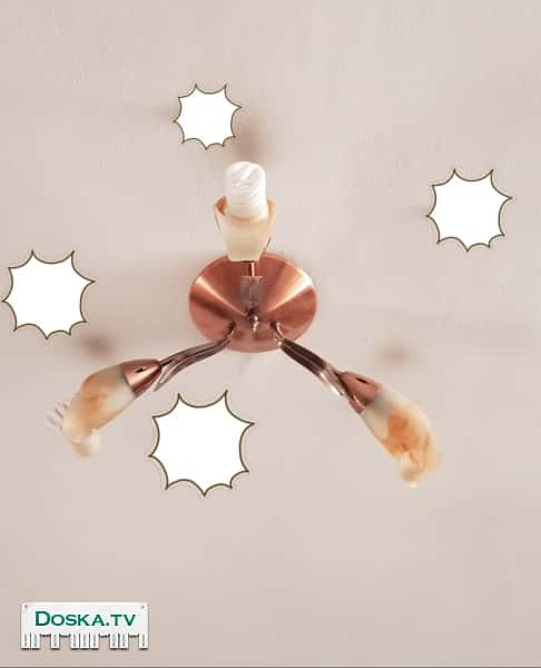 Люстра новая.