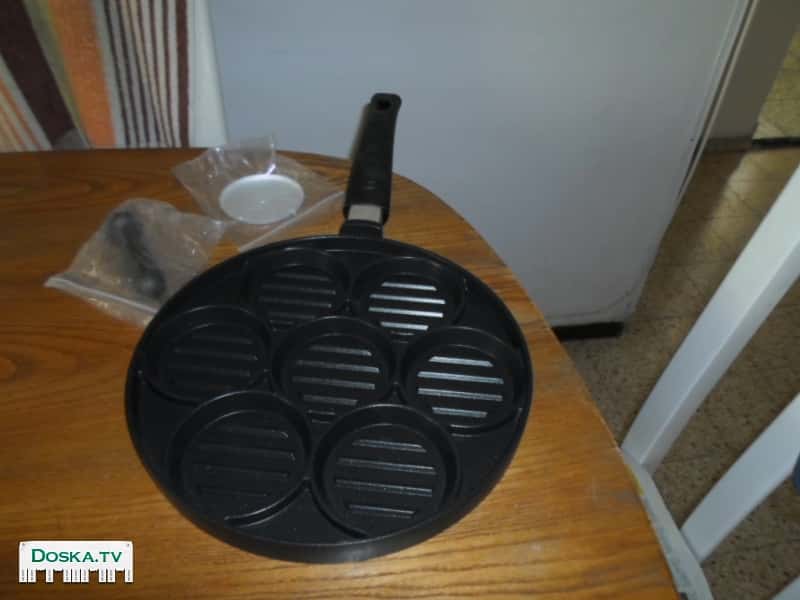 Сковорода гриль - гамбургер, 26 см., новая в упаковке.