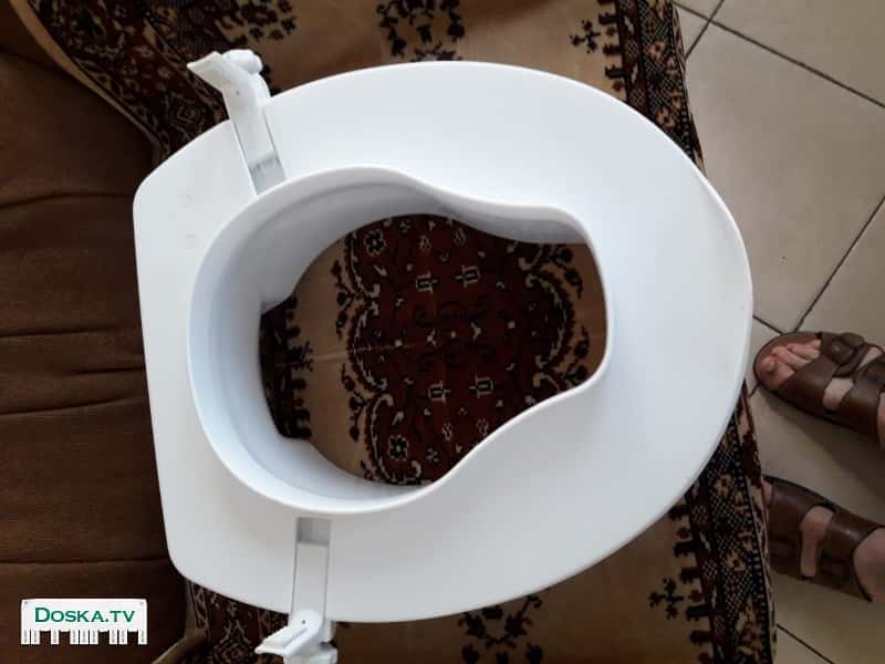 Новое высокое сидение для унитаза абсолютно новое  150 шек