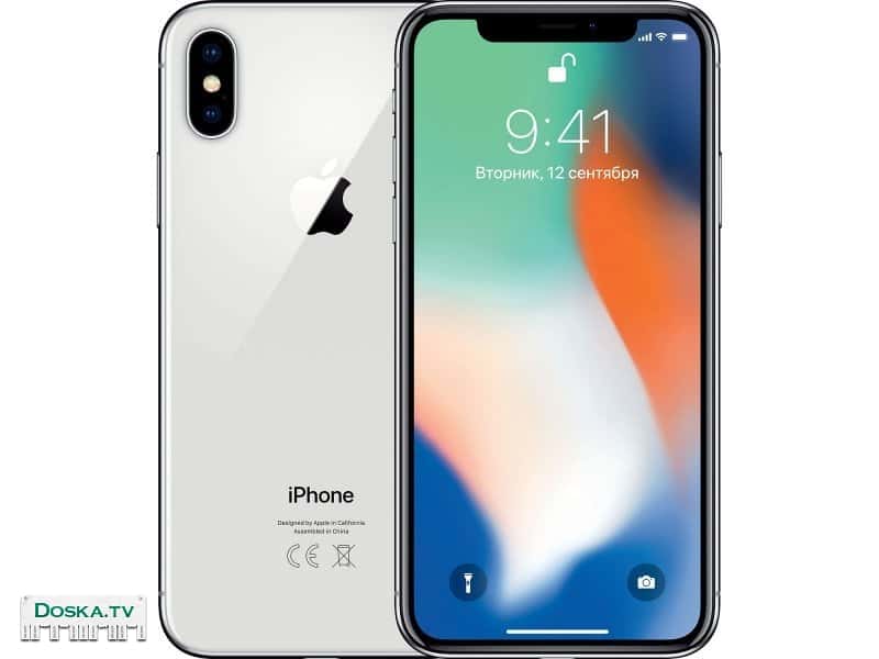 телефон iPhone X 64 gb состояние идеальное. гарантия до 26.08.2019.
