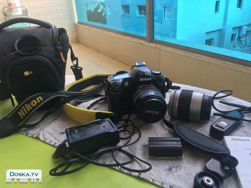 2.линзы , фильтр, 2 батареи, сумка, много добавок, все оригинал.