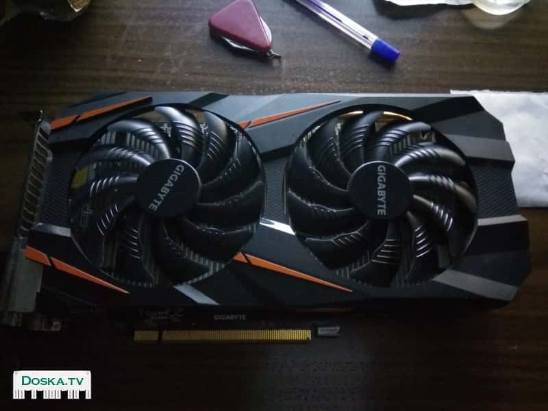 видеокартв NVIDEO GeForce GTX 1060 3GB в отличном состоянии, покупалась