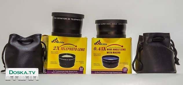Линзы макро, теле.новые