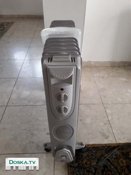 Масляный обогреватель 11 секций с пластиковым резервуаром для воды для