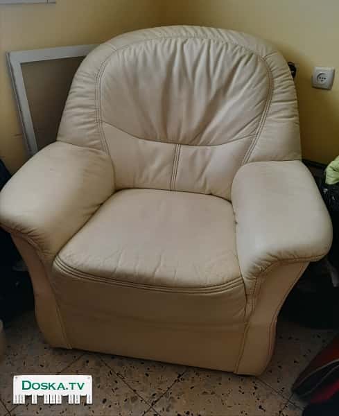 Кожаные кресло немецкого производства, купленное в магазине DAX.