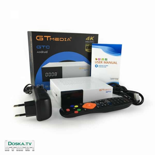 1, Android 6,0 tv BOX + DVB-S/S2, DVB + T/T2/Cable/ISDBT.