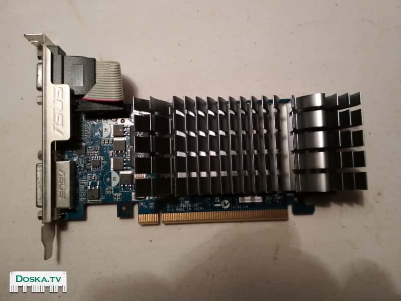 Продаю видеокарты: ASUS GeForce 210 Silent -80 шек. NVIDI A