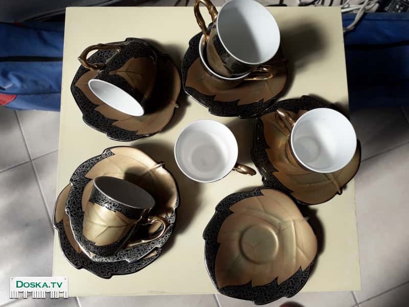 Кофейный сервиз на 6 персон. Не использовался вообще