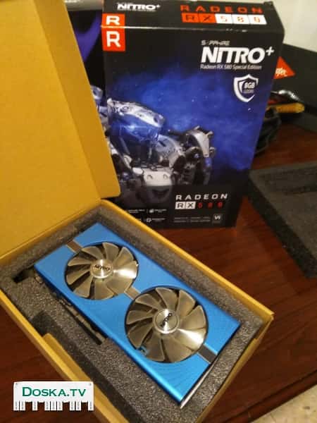 На продажу две видео карты RX 580 PULSE/NITRO+ 8G...1000ш. и