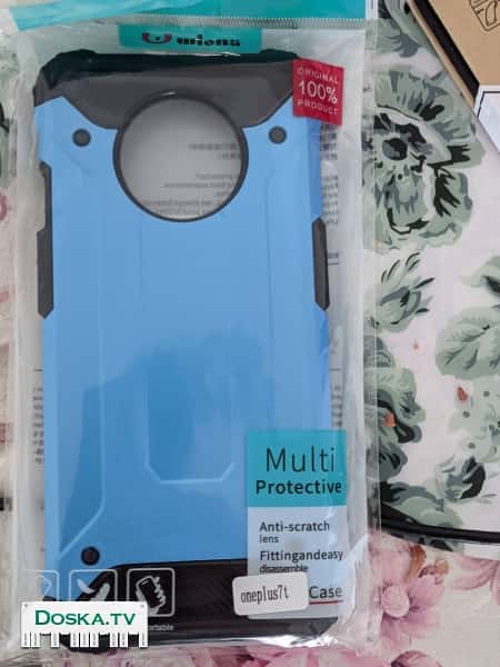 Защитные чехлы на телефон Oneplus 7T: прозрачный силиконовый с защитой