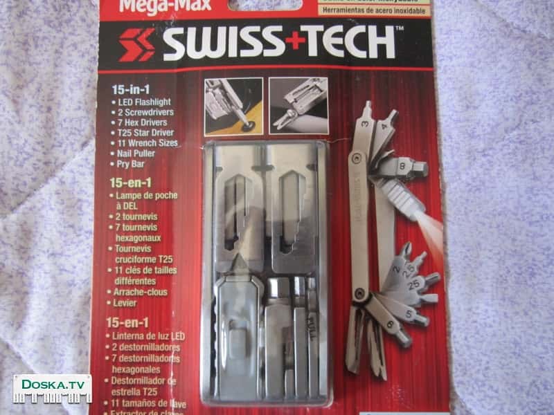 Большой Мултитул Swiss+Tech модель- MEGA MAX.Оригинальный! Привезен с Канады.Сделан в