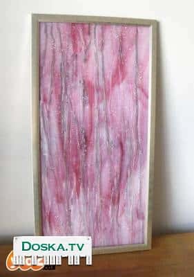 Новое! Уникальная, сделанная на заказ картина из стекла. Техника -