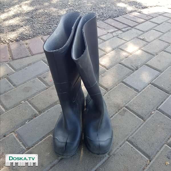 Черные резиновые САПОГИ 40размер