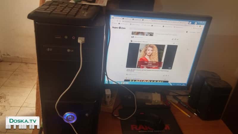 компьютер I-3 Монитор 22 дюйма Процессор Intel i3 Память RAM