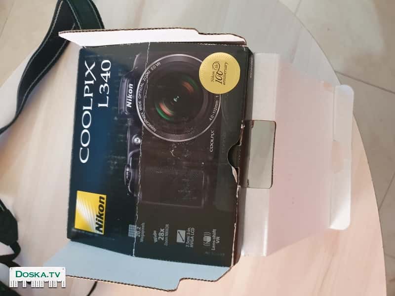 Фотоаппарат Nikon L340,в отличном состоянии,был в использовании несколько раз,в комплекте